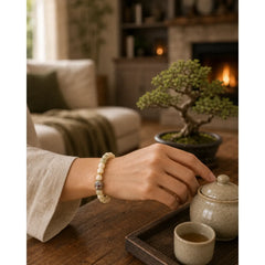 Bodhi Seed Hammered Copper Brass Garuda Wisdom Bracelet featuring Bodhi Seed, Copper, Garuda
