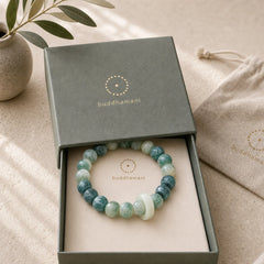 Bodhi Seed Om Mani Padme Hum Engraved Keep Away Evil Spirits Bracelet featuring Bodhi Seed, Om Mani Padme Hum, Om