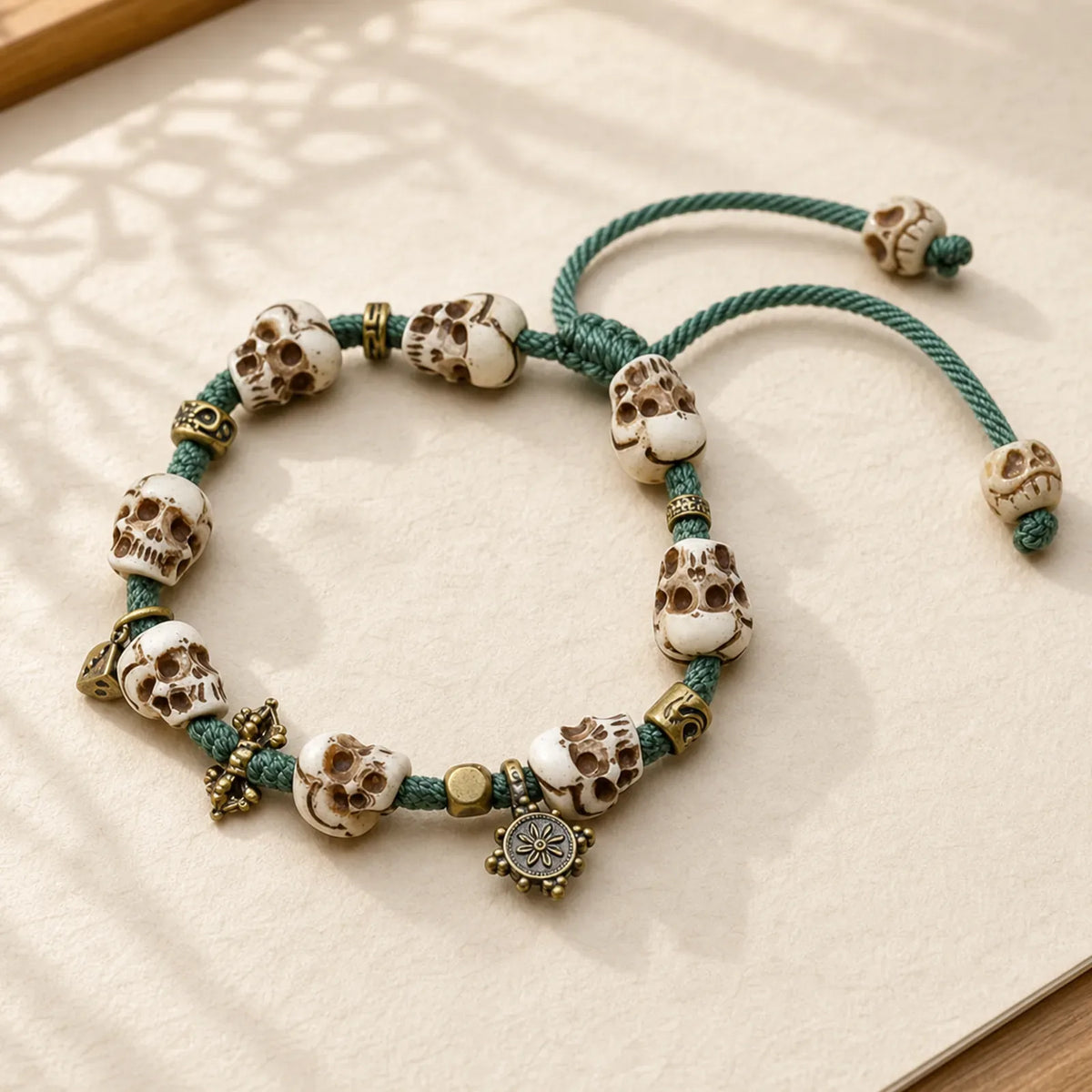 Bone Beads The Lord Of The Corpse Forest New Beginning Bracelet featuring The Lord of the Corpse Forest, Copper