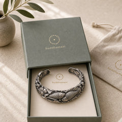 Buddha Stones Koi Fish Lotus Luck Wealth Bracelet Bangle featuring Koi Fish, Lotus, Yin Yang Symbol