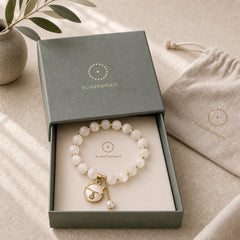 Cat's Eye Lovely Cat Pattern Pearl Love Charm Bracelet featuring Cat's Eye / Chrysoberyl, Pearl