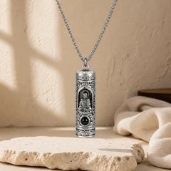 Chinese Zodiac Natal Buddha Projection Prosperity Necklace Pendant featuring Dragon, Horse, Buddha Symbol