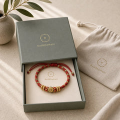 Chinese Zodiac Natal Buddha Silver Luck Braided String Bracelet featuring Silver, Dragon, Horse