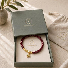 Cinnabar 999 Sterling Silver Bamboo Blessing Bracelet featuring Cinnabar, Silver, Bamboo