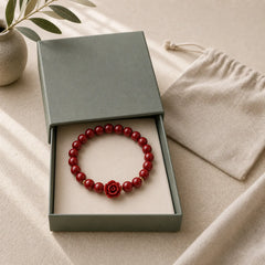 Cinnabar Rose Calm Bracelet featuring Cinnabar