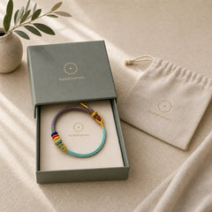 Colorful Rope Eight Thread Peace Knot Luck Handmade Bracelet featuring