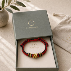 Colorful Rope True Love Knot Luck Handmade Bracelet featuring