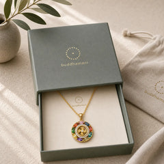 Colorful Zircon Copper Wealth Luck Rotation Bracelet Necklace Pendant featuring Copper, Red String
