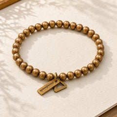 Copper Beads Balance Bracelet featuring Copper