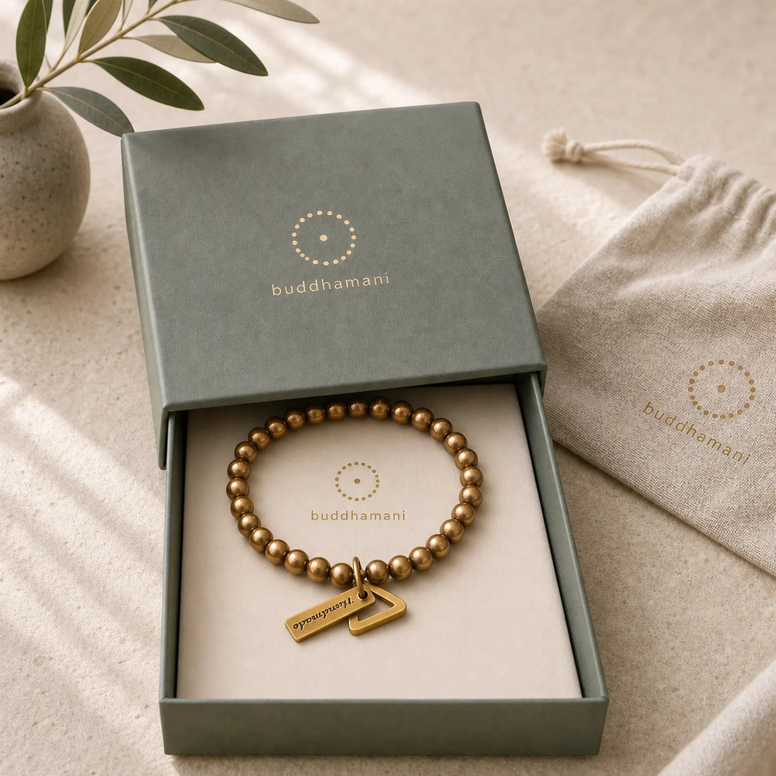 Copper Beads Balance Bracelet featuring Copper