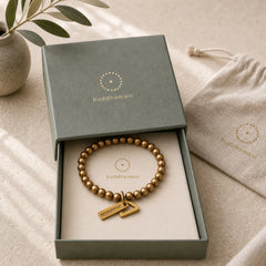Copper Beads Balance Bracelet featuring Copper