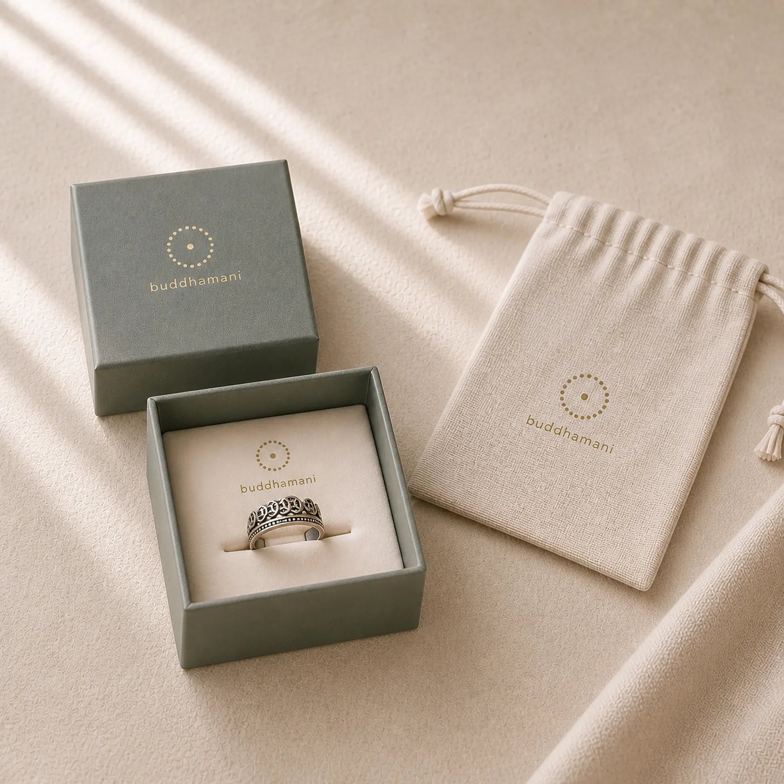 Copper Coin Wealth Luck Ring featuring Copper