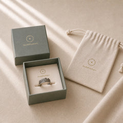 Copper Coin Wealth Luck Ring featuring Copper
