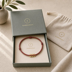 Copper Coins Hand-Woven Red Multicolor String Luck Bracelet featuring Copper, Red String