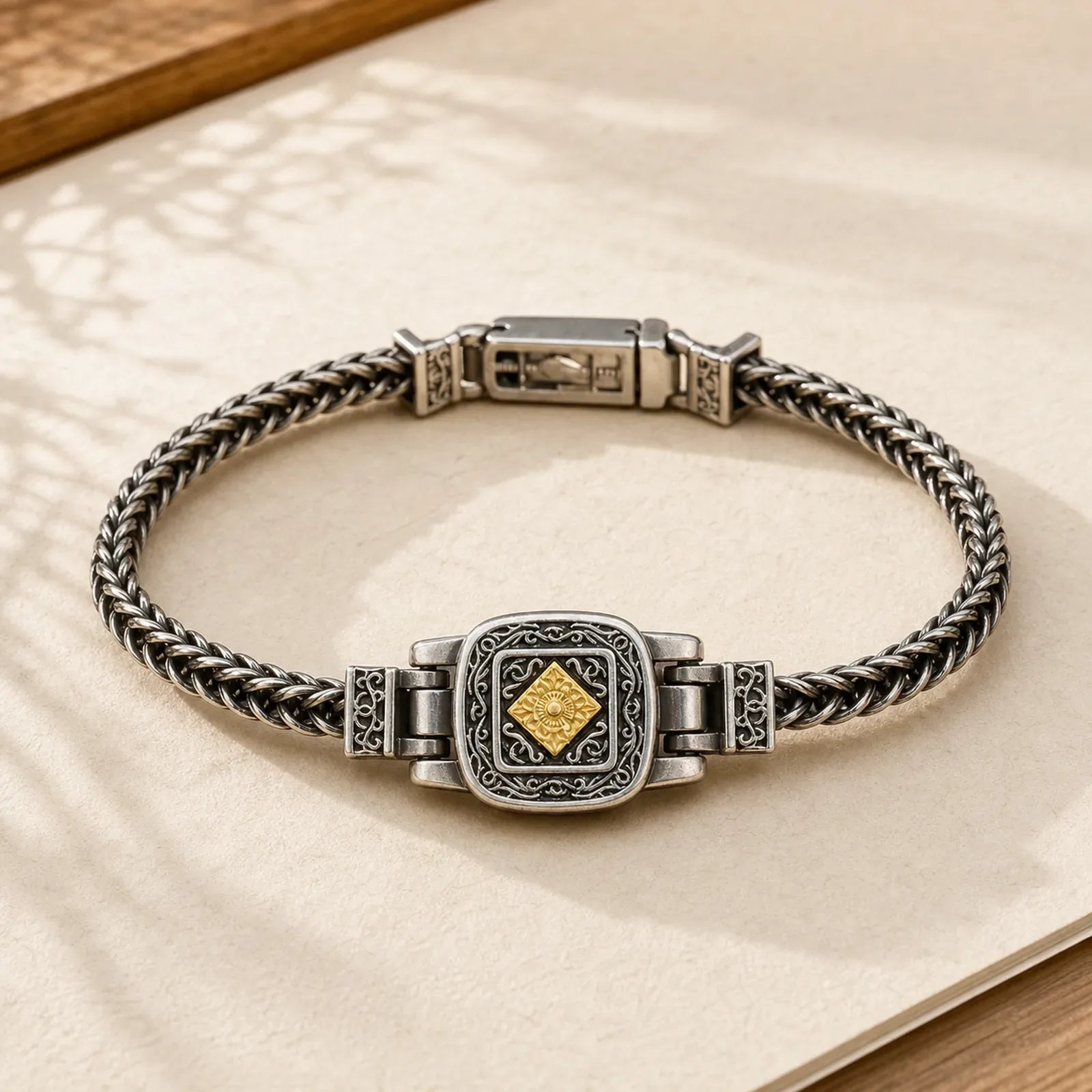Copper Vajra Enlightenment Bracelet featuring Copper, Vajra