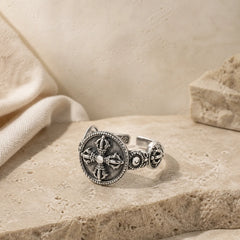 Copper Vajra Open Strength Ring featuring Copper, Vajra