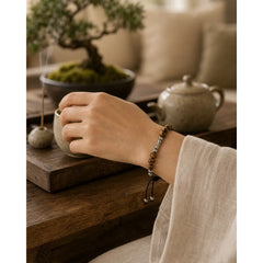 Cute Bone Pattern Tiger Eye Courage Beads Bracelet featuring Tiger Eye, Titanium Steel