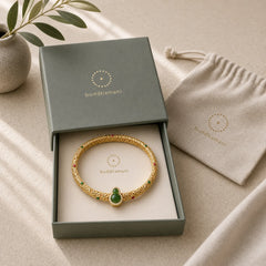 Cyan Jade Copper Plated Gold Auspicious Clouds Gourd Luck Bracelet Bangle featuring Cyan Jade, Jade, Copper