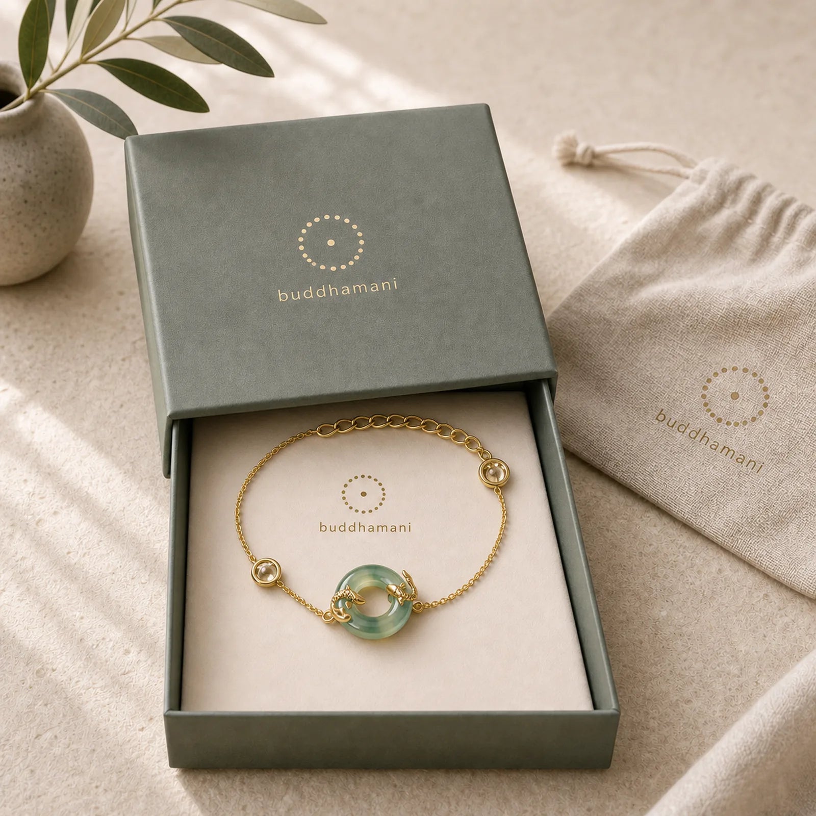 Cyan Jade Koi Fish Healing Harmony Bracelet featuring Cyan Jade, Jade, Koi Fish