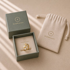 Daisy Copper Luck Balance Ring featuring Copper