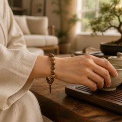 Distressed Design Copper Luck Bracelet featuring Copper