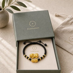 Double Pixiu Wealth String Bracelet (Extra 40% Off | USE CODE: FS40) featuring Pixiu