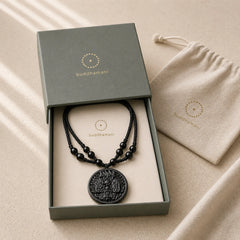 Dragon Black Obsidian Transformation Fulfilment Necklace Pendant featuring Dragon, Black Obsidian, The Phoenix
