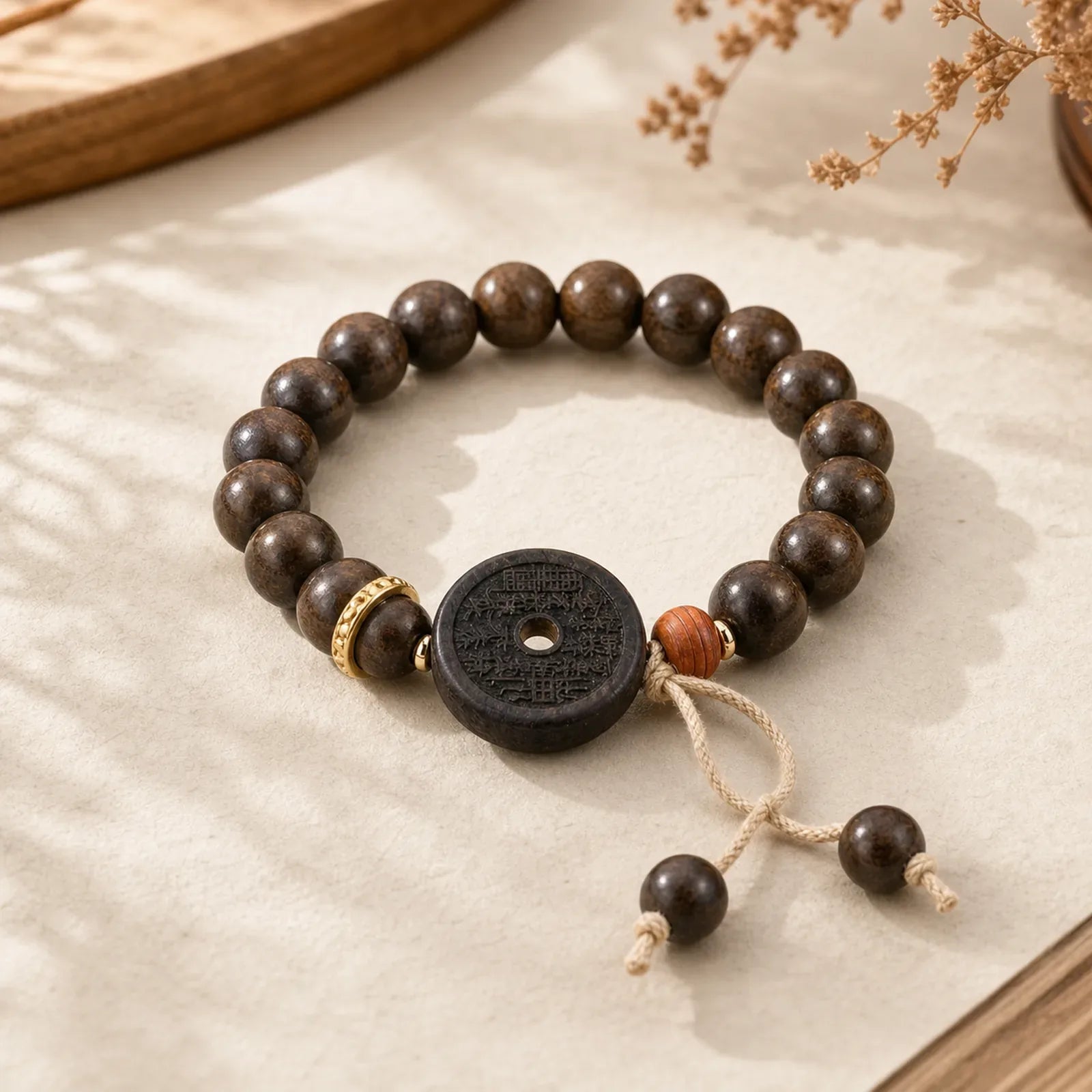 Ebony Wood Mountain Ghosts Spend Money Balance Bracelet featuring Ebony Wood, Ebony, Copper