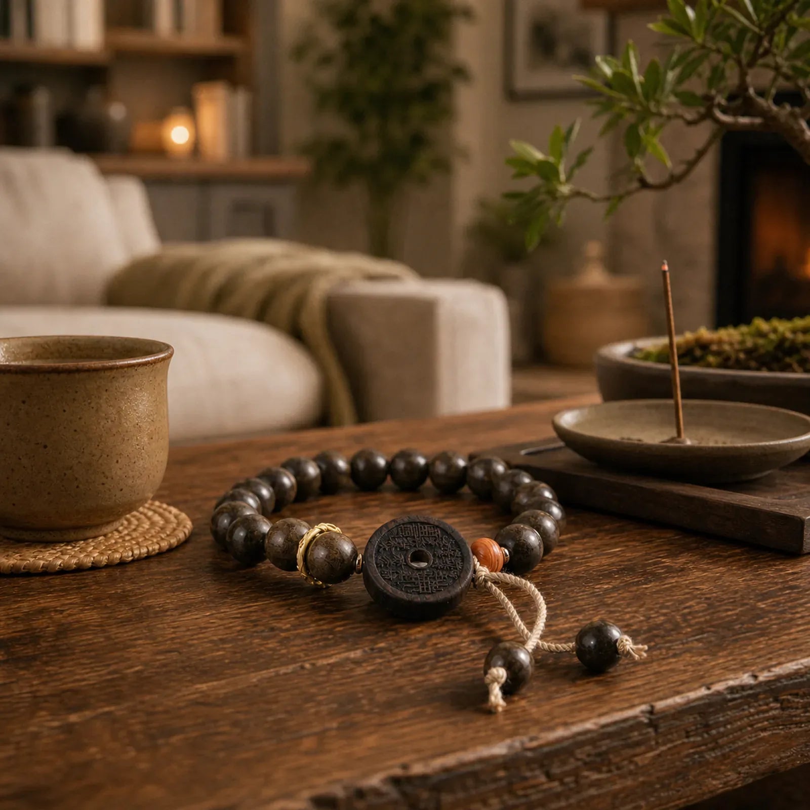 Ebony Wood Mountain Ghosts Spend Money Balance Bracelet featuring Ebony Wood, Ebony, Copper