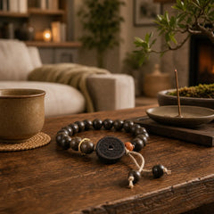 Ebony Wood Mountain Ghosts Spend Money Balance Bracelet featuring Ebony Wood, Ebony, Copper