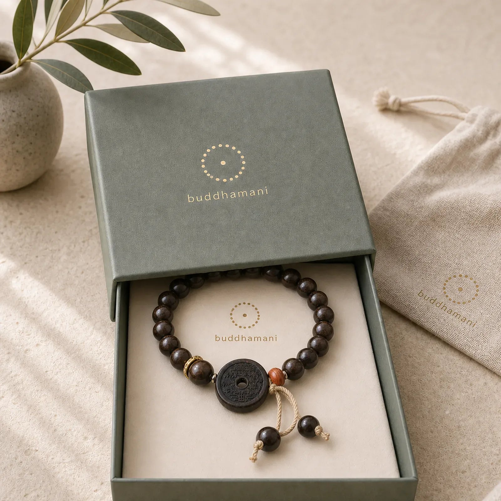 Ebony Wood Mountain Ghosts Spend Money Balance Bracelet featuring Ebony Wood, Ebony, Copper