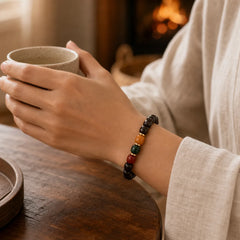 Ebony Wood Rosewood Peace Balance Bracelet featuring Ebony Wood, Ebony, Rosewood