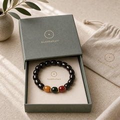 Ebony Wood Rosewood Peace Balance Bracelet featuring Ebony Wood, Ebony, Rosewood