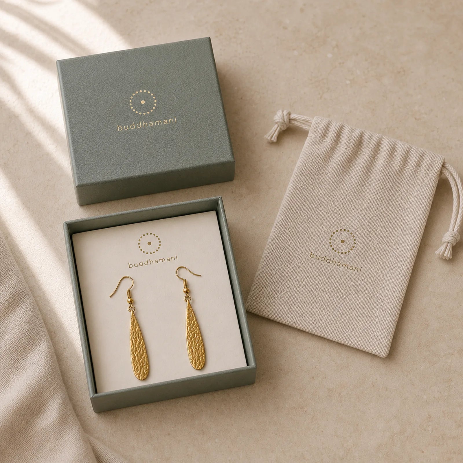 Elegant Titanium Steel Balance Hammer Marks Earrings featuring Titanium Steel