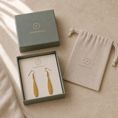 Elegant Titanium Steel Balance Hammer Marks Earrings featuring Titanium Steel