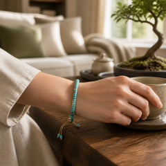 Emperor Stone Happiness Spacer Bead Bracelet featuring Emperor Stone