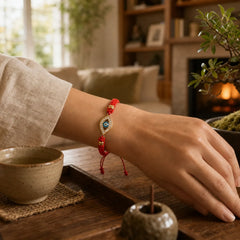 Evil Eye Keep Away Evil Spirits String Bracelet featuring Evil Eye, Red String