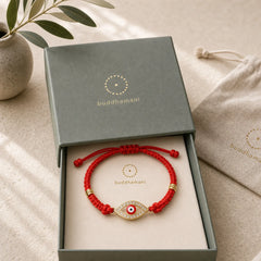 Evil Eye Keep Away Evil Spirits String Bracelet featuring Evil Eye, Red String
