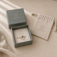 Evil Eye Protection Blessing Copper Ring featuring Evil Eye, Copper