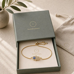 Evil Eye Protection Courage Bracelet featuring Evil Eye, Cooper, Copper