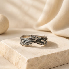 FengShui Wing Lucky Ring featuring Copper