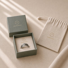 FengShui Wing Lucky Ring featuring Copper