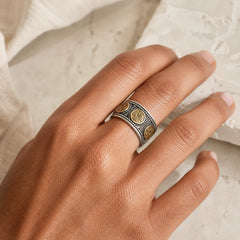 Five-Emperor Coins Balance Adjustable Ring (Extra 30% Off | USE CODE: FS30) featuring Five-Emperor Coins, Copper