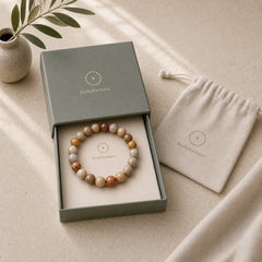 Fossil Coral Compassion Bracelet featuring Fossil Coral