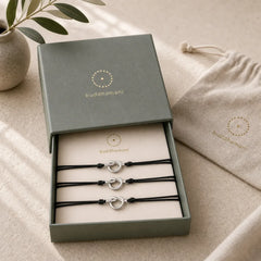 Friendship Best Friend Gift String Bracelet featuring Titanium Steel