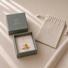 Golden Dragon Success Strength Ring featuring Dragon, The Phoenix, Phoenix
