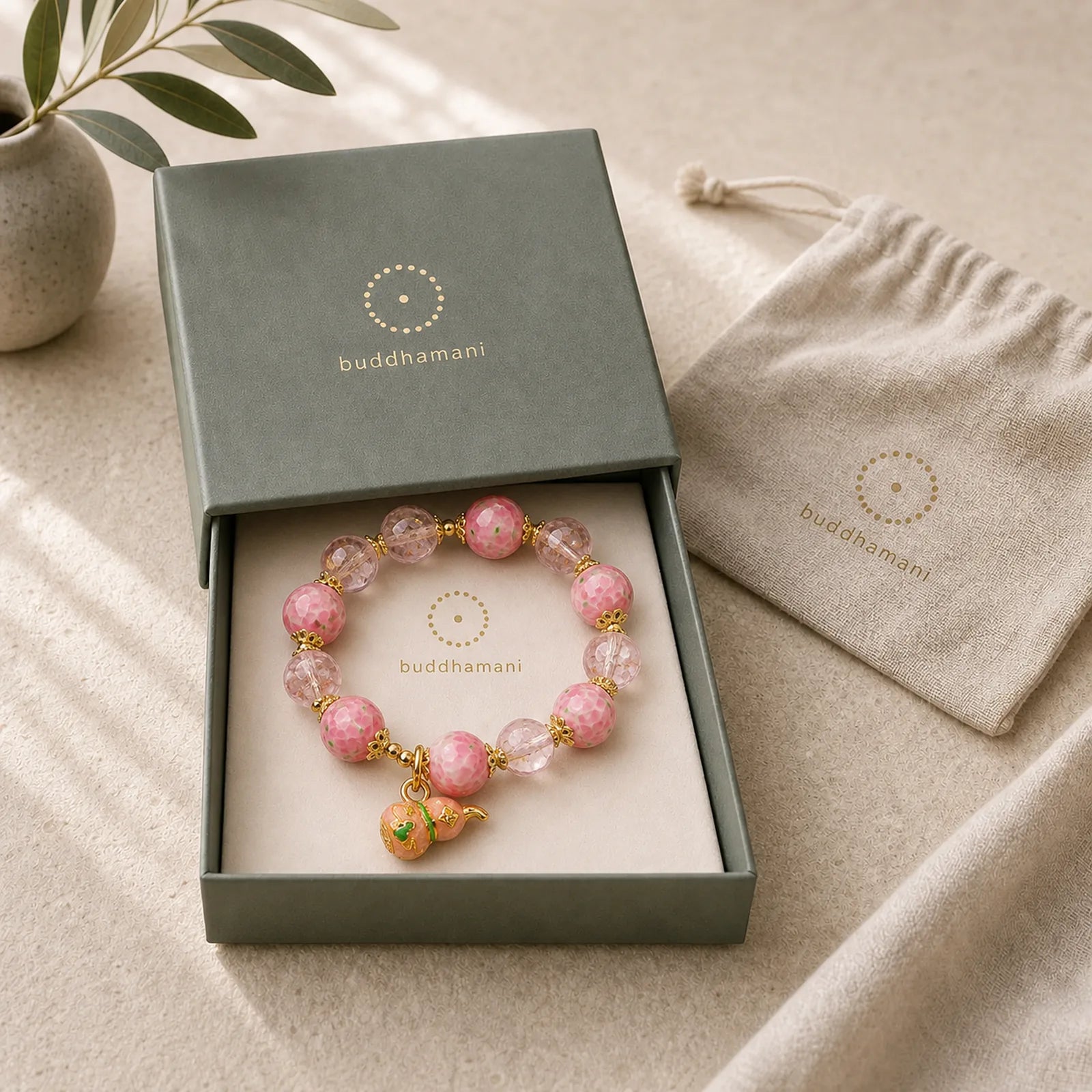 Gourd Liuli Bracelet featuring Five Elements
