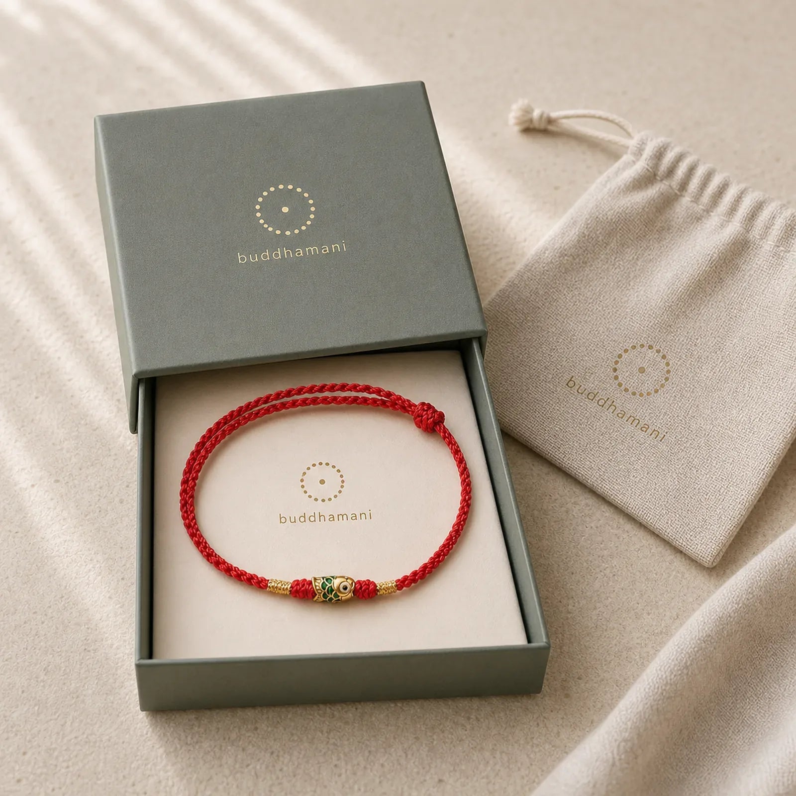 Hand-Woven Koi Fish Success Rope Bracelet featuring Koi Fish, Red String, Yin Yang Symbol