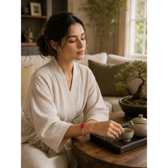 Hand-Woven Red String Chinese Knotting Luck Bracelet featuring Red String, Chinese Knotting