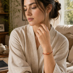 Hand-Woven Red String Koi Fish Flower Protection Bracelet featuring Red String, Koi Fish, Yin Yang Symbol